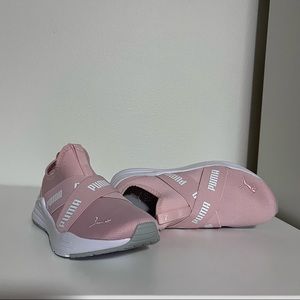 Nwt Pink puma soft foam slip on sneaker cute and comfy